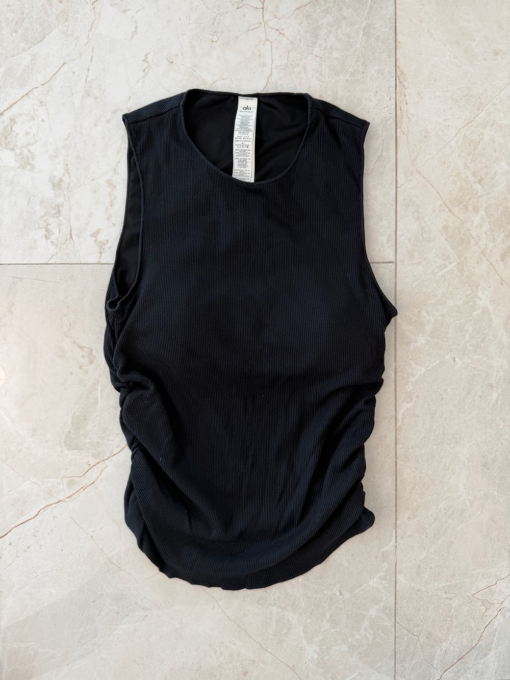 Alo yoga Ribbed En Pointe Tank xs